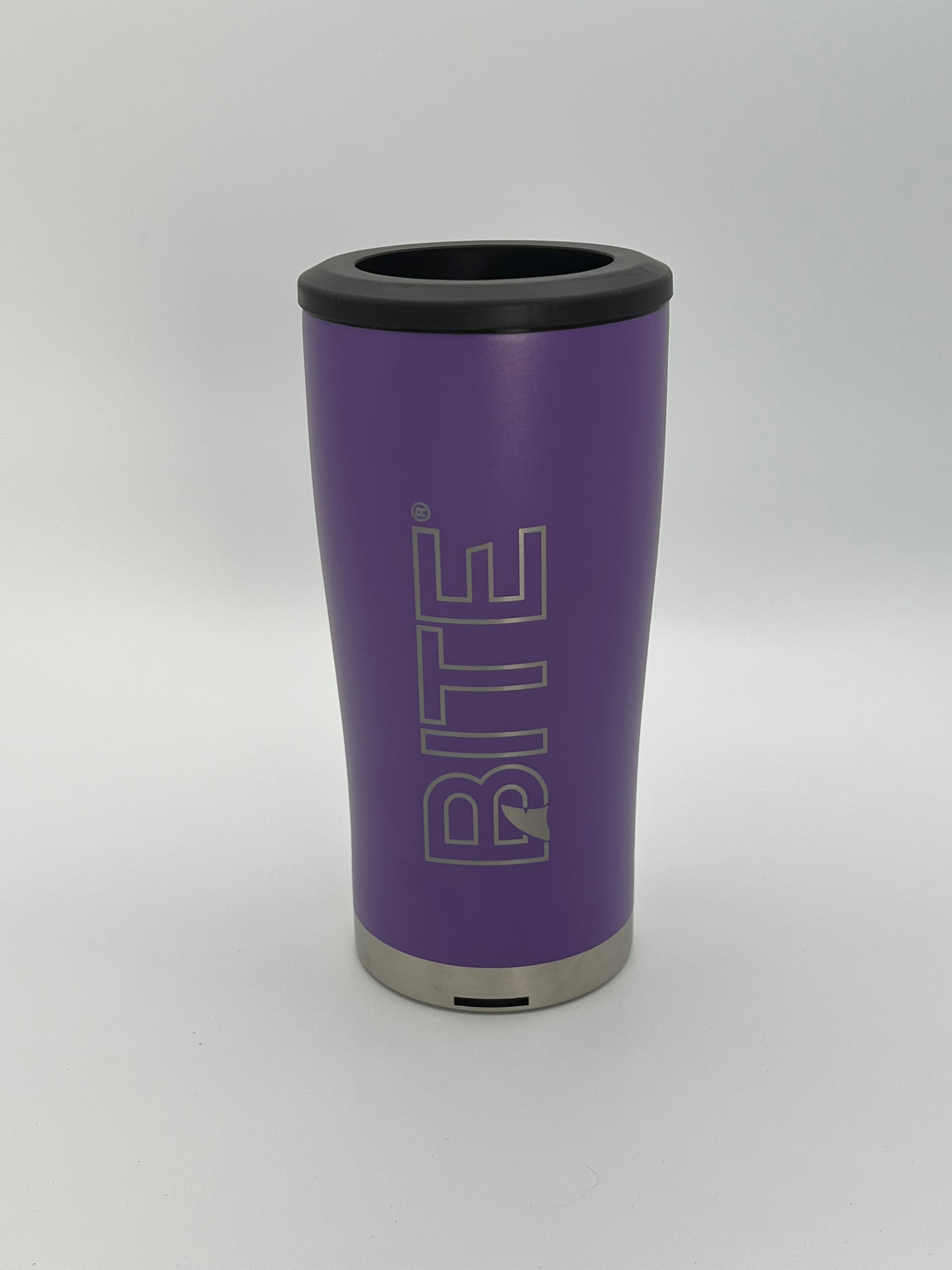 Purple BITE® Super-Shark. Holds everything. Opens everything. Keeps your drinks cold for hours.