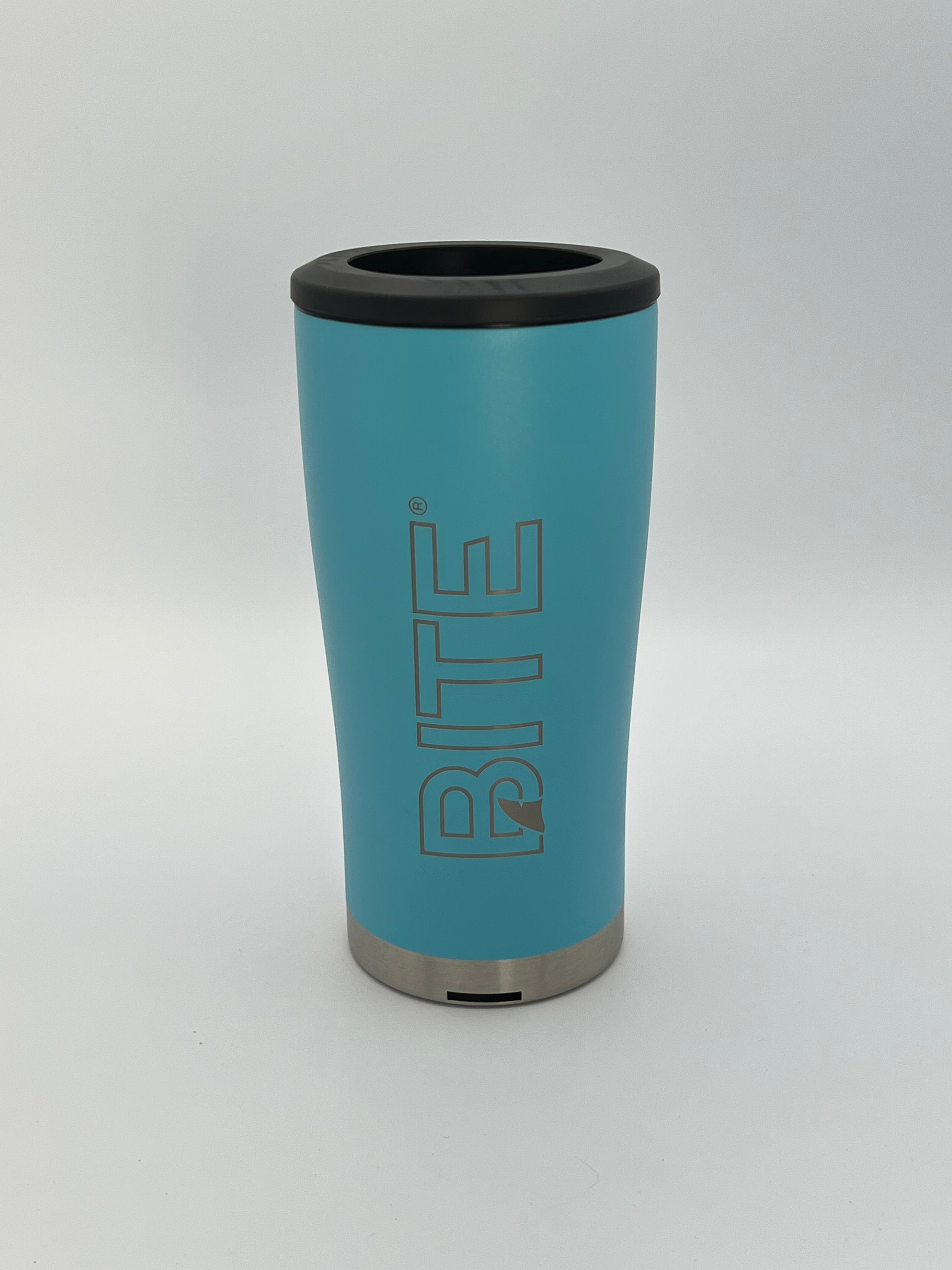 Light Blue BITE® Super-Shark. Holds everything. Opens everything. Keeps your drinks cold for hours.