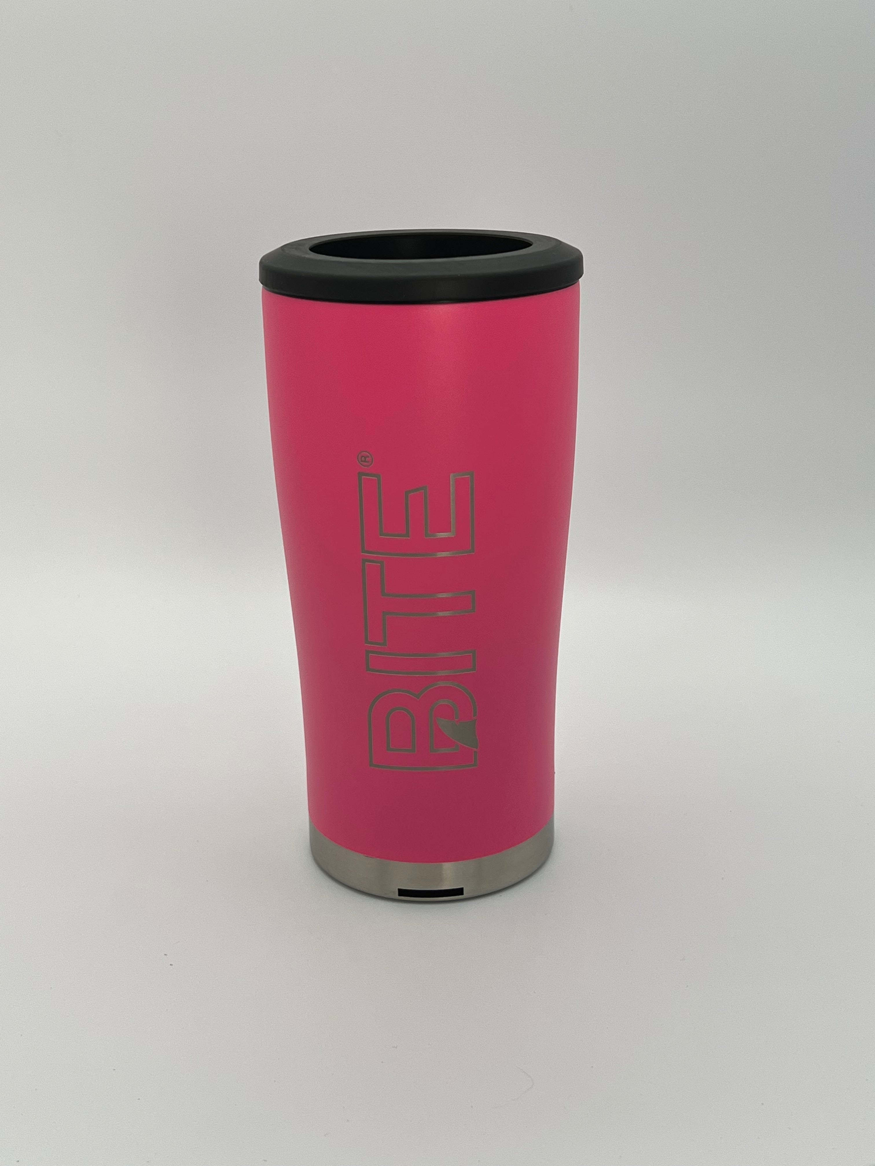 Pink BITE® Super-Shark. Holds everything. Opens everything. Keeps your drinks cold for hours.