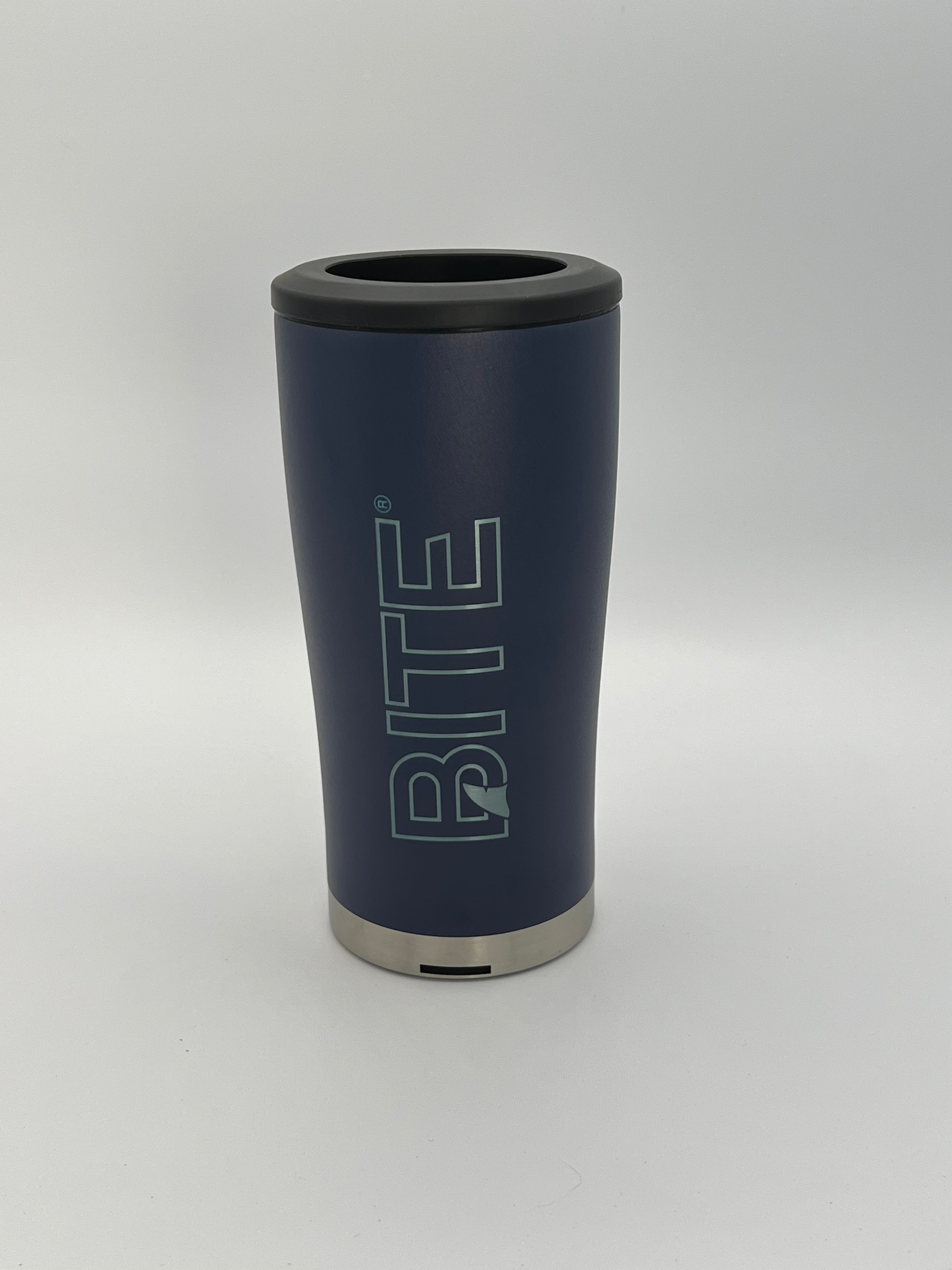 Navy Blue BITE® Super-Shark. Holds everything. Opens everything. Keeps your drinks cold for hours.